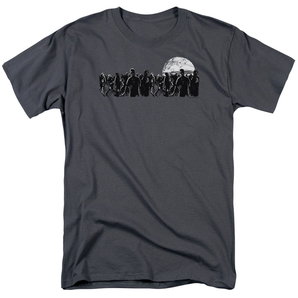 Zombie Moon - Short Sleeve Adult 18 - 1 - Charcoal T-shirt