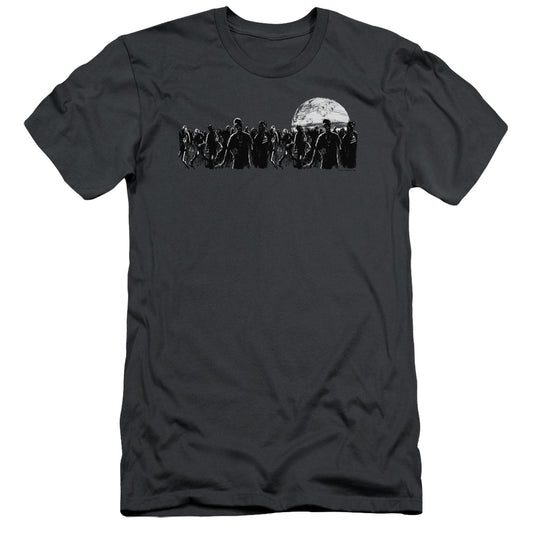 ZOMBIE MOON -   ADULT 30/1 - CHARCOAL T-Shirt