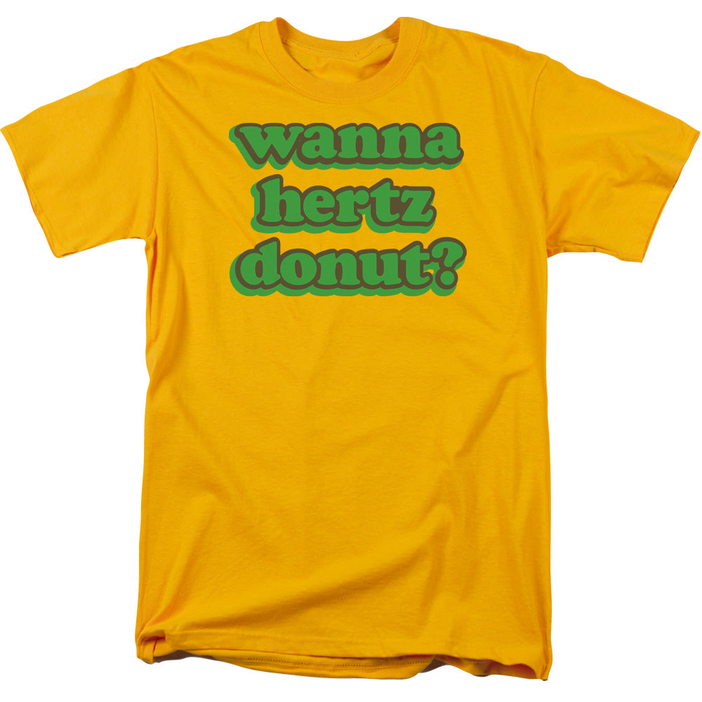 Hertz Donut - Short Sleeve Adult 18 - 1 - Gold T-shirt