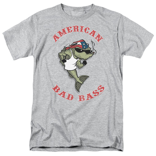 American Bad Ass - Short Sleeve Adult 18 - 1 - Athletic Heather T-shirt