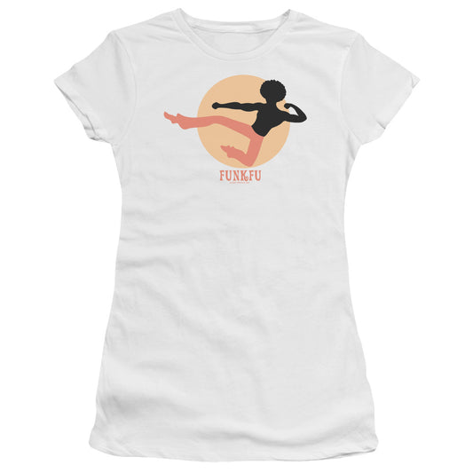 Funk Fu - Short Sleeve Junior Sheer - White T-shirt