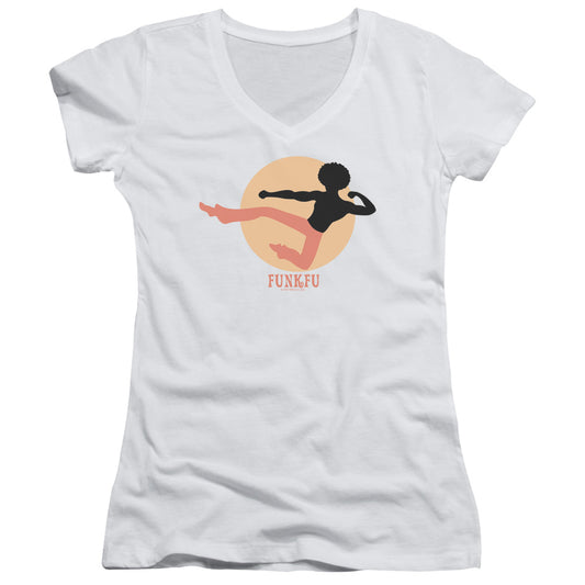 Funk Fu - Junior V-neck - White