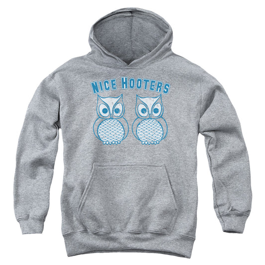 Nice Hooters - Youth Pull-over Hoodie - Heather