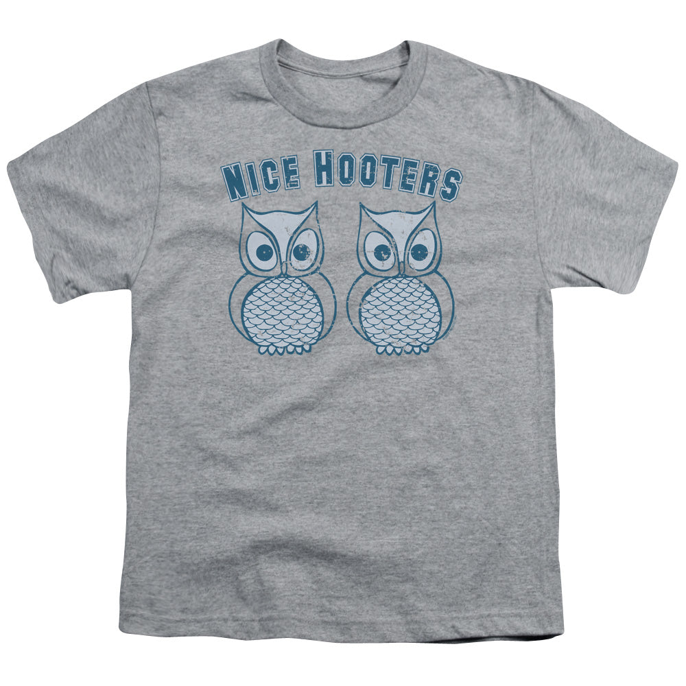 Nice Hooters - Short Sleeve Youth 18 - 1 - Athletic Heather T-shirt