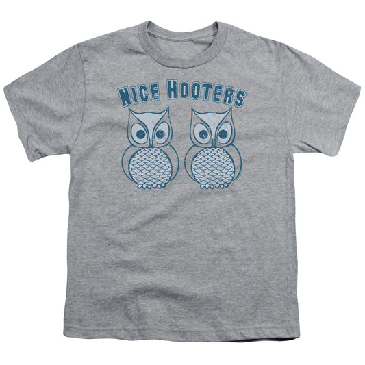 Nice Hooters - Short Sleeve Youth 18 - 1 - Athletic Heather T-shirt