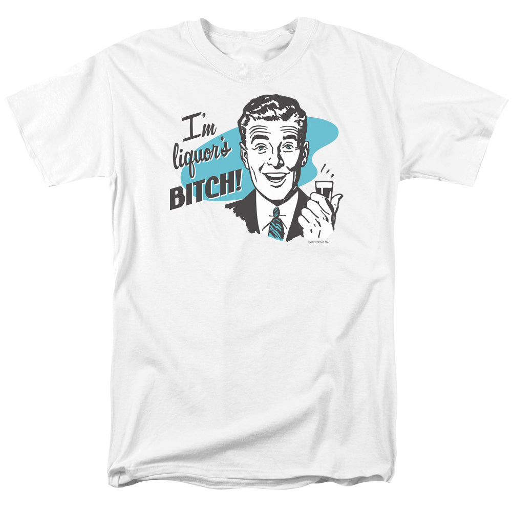 Liquors Bitch - Short Sleeve Adult 18 - 1 - White T-shirt