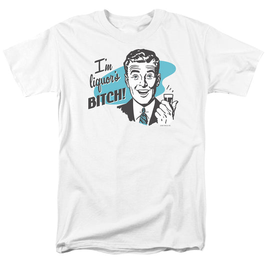 Liquors Bitch - Short Sleeve Adult 18 - 1 - White T-shirt