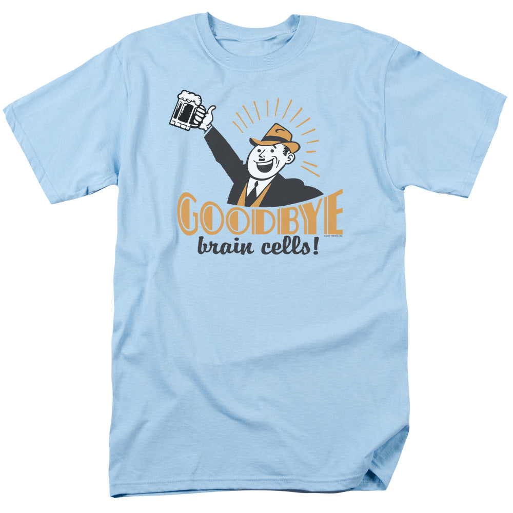 Goodbye Brain Cells - Short Sleeve Adult 18 - 1 - Light Blue T-shirt