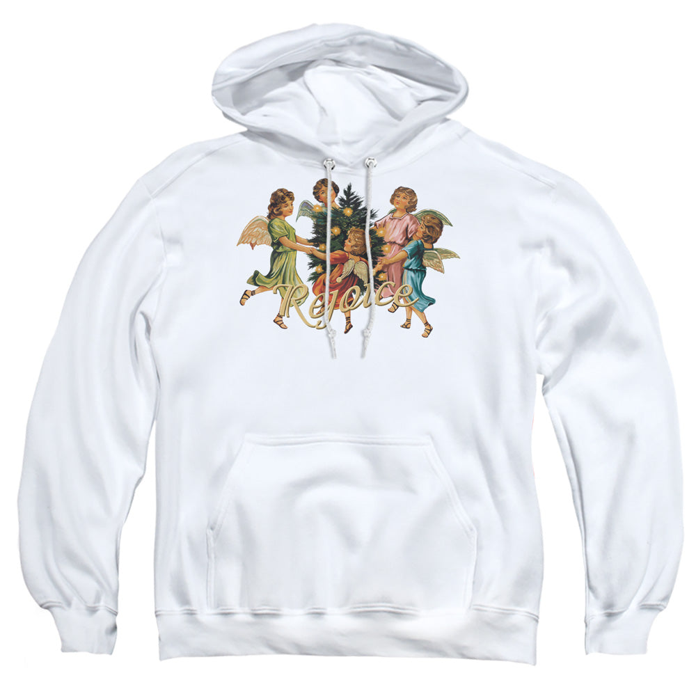 Rejoice - Adult Pull-over Hoodie - White