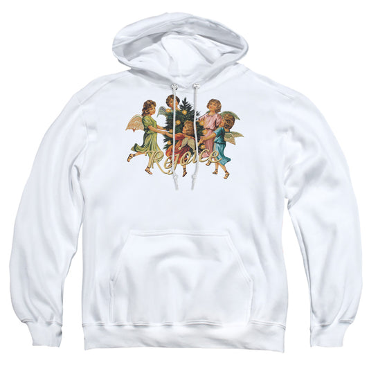 Rejoice - Adult Pull-over Hoodie - White