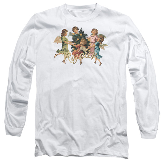 Rejoice - Long Sleeve Adult 18 - 1 - White T-shirt