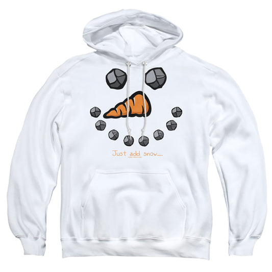 Just Add Snow - Adult Pull-over Hoodie - White