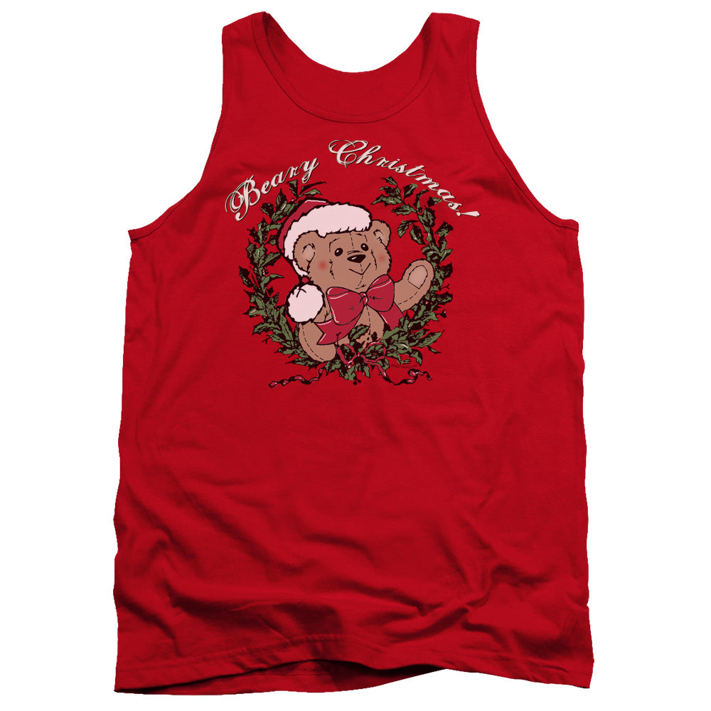 Beary Christmas - Adult Tank - Red