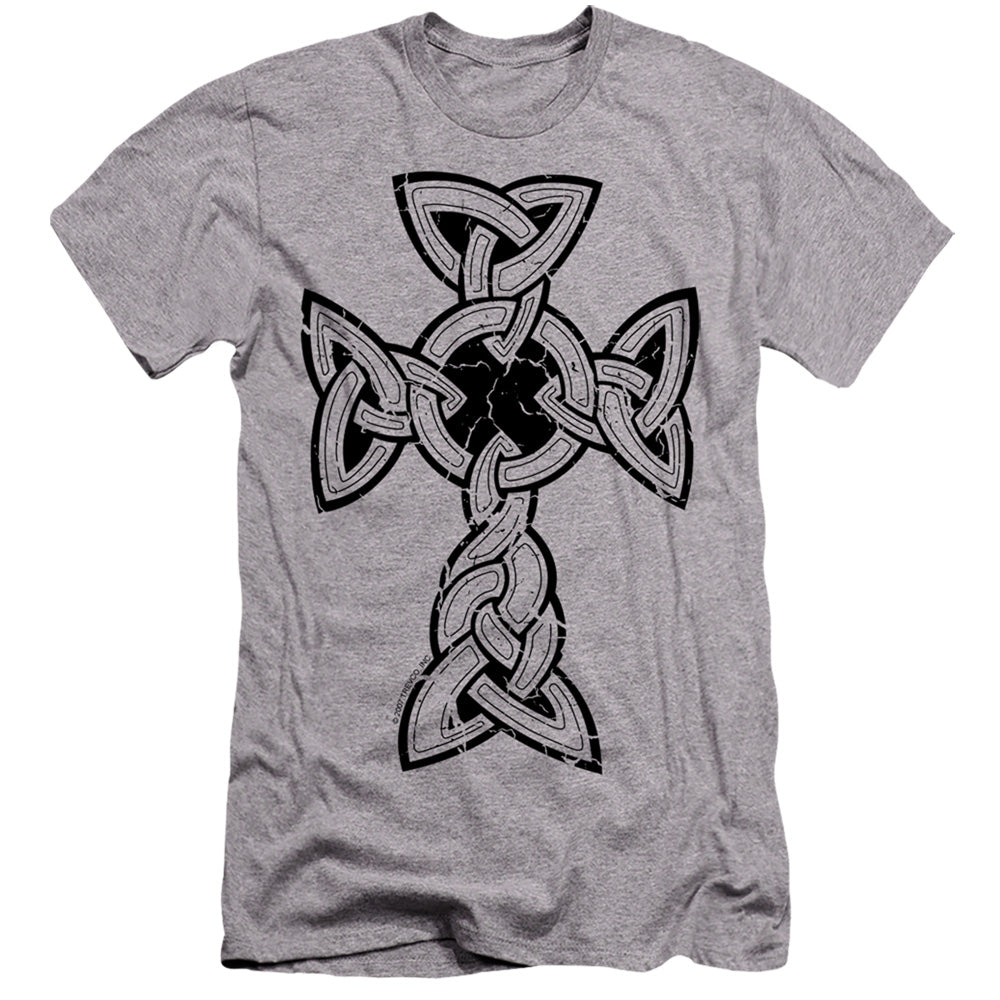 Knotted Celtic Cross-hbo Short Sleeve Adult 30 - 1 - Athletic Heather T-shirt