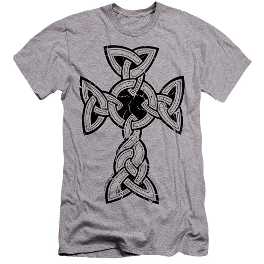 Knotted Celtic Cross-hbo Short Sleeve Adult 30 - 1 - Athletic Heather T-shirt