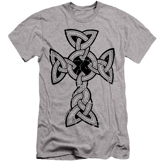 Knotted Celtic Cross - Short Sleeve Adult 30 - 1 - Athletic Heather T-shirt
