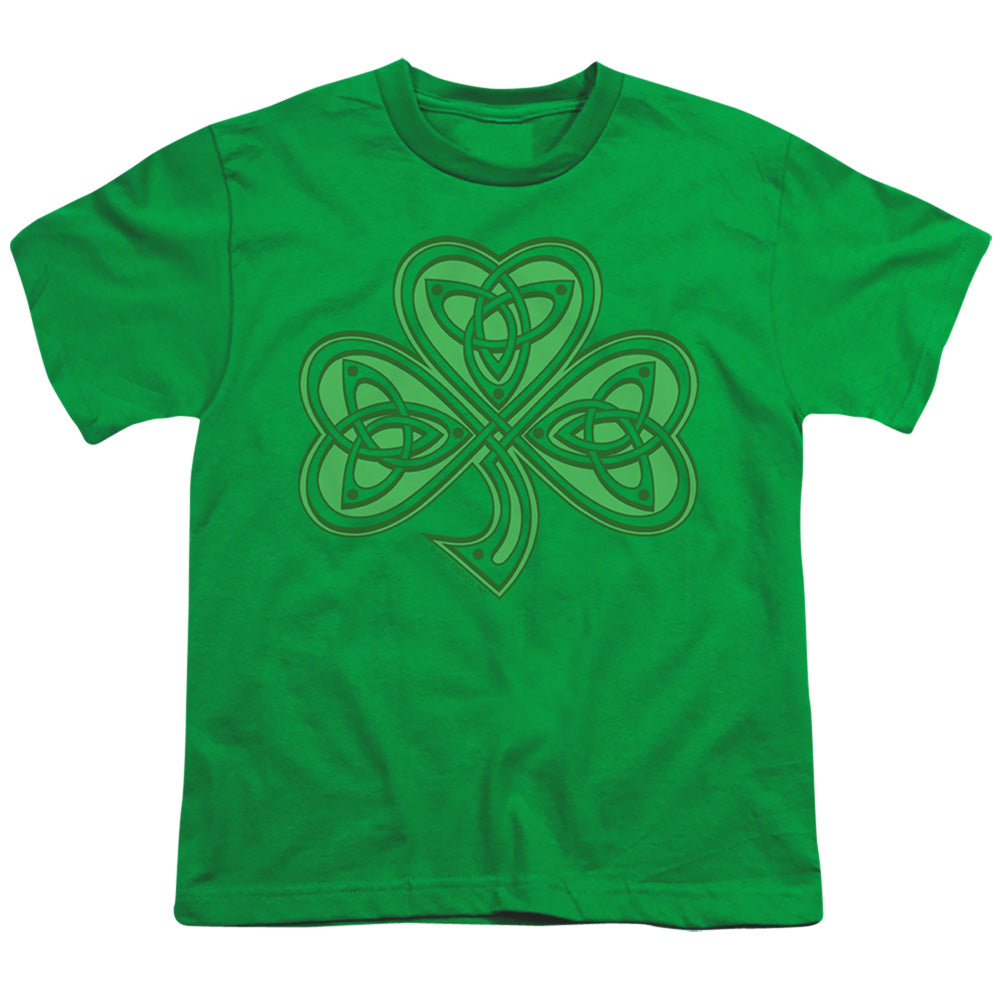 Celtic Shamrock - Short Sleeve Youth 18 - 1 - Kelly Green T-shirt