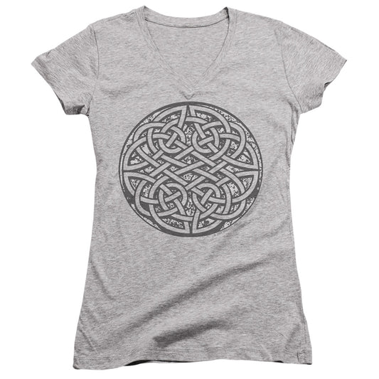 Celtic Knot - Junior V-neck - Athletic Heather