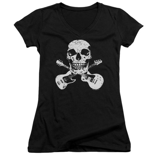 Metal Head - Junior V-neck - Black