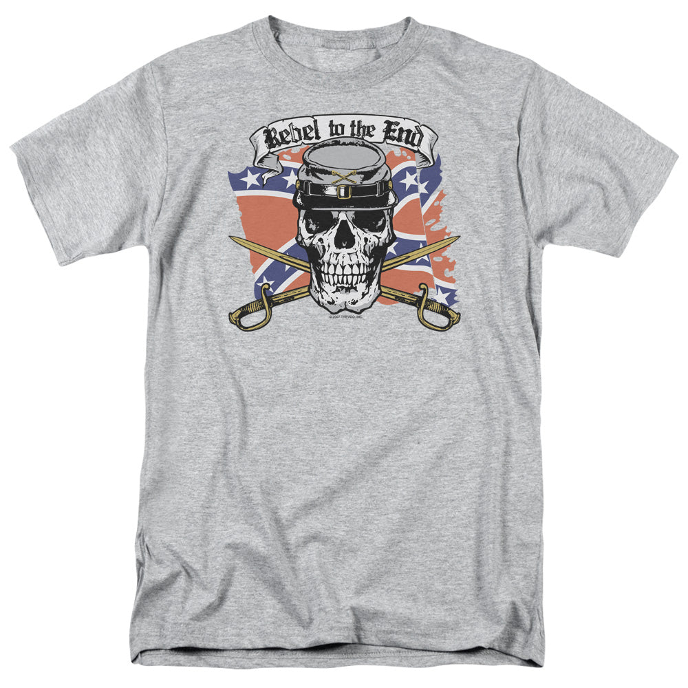 Rebel To The End - Short Sleeve Adult 18 - 1 - Athletic Heather T-shirt