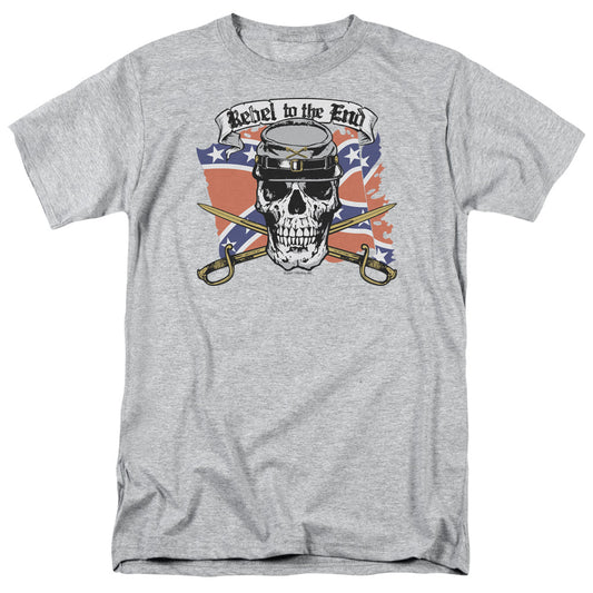 Rebel To The End - Short Sleeve Adult 18 - 1 - Athletic Heather T-shirt
