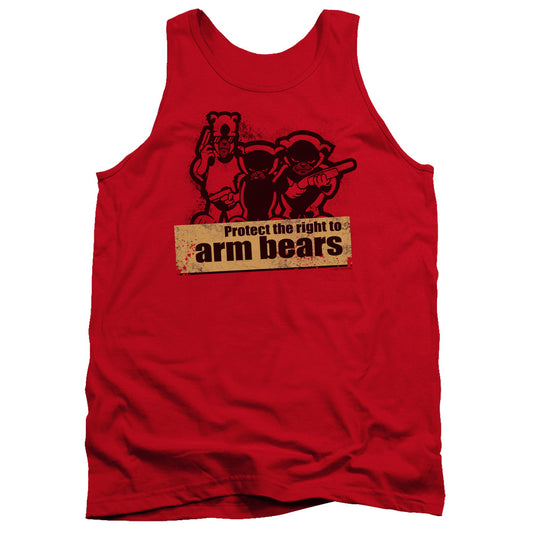 Arm Bears - Adult Tank - Red