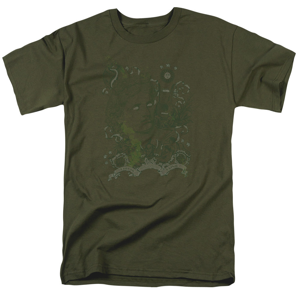 God Of Music - Short Sleeve Adult 18 - 1 - Military Green T-shirt