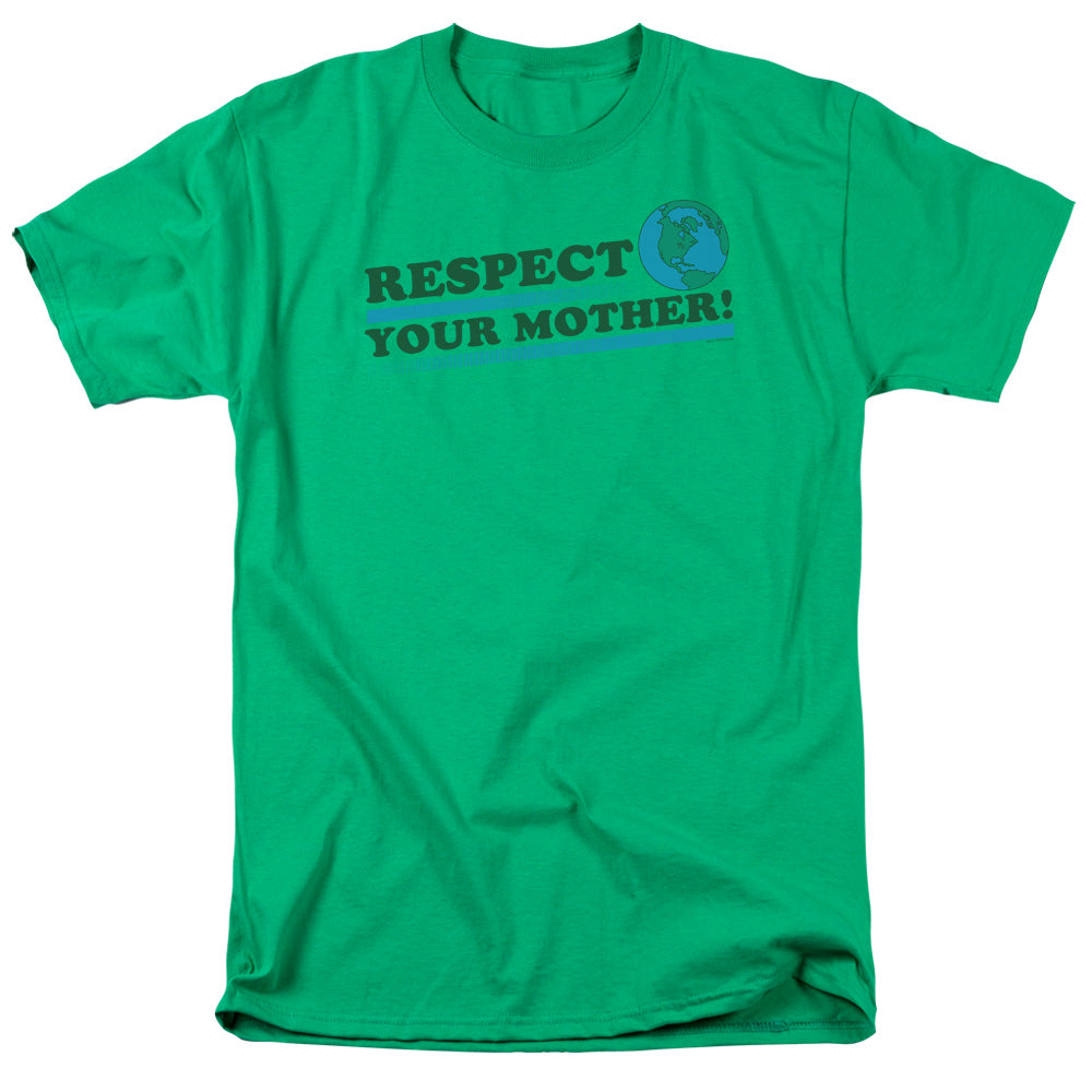 Respect Your Mother 2 - Short Sleeve Adult 18 - 1 - Kelly Green T-shirt