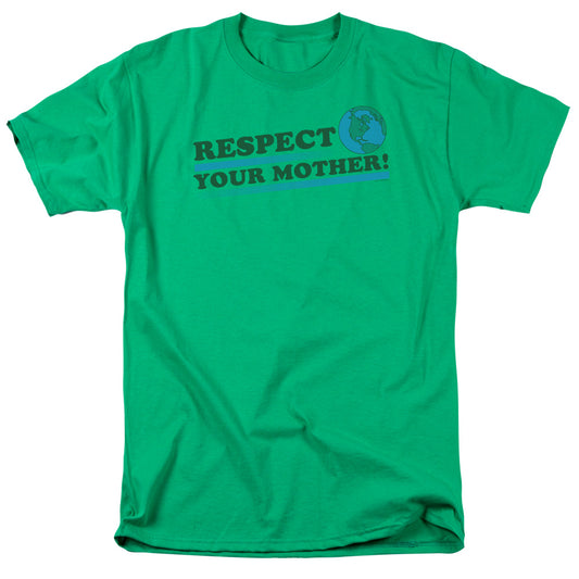Respect Your Mother 2 - Short Sleeve Adult 18 - 1 - Kelly Green T-shirt