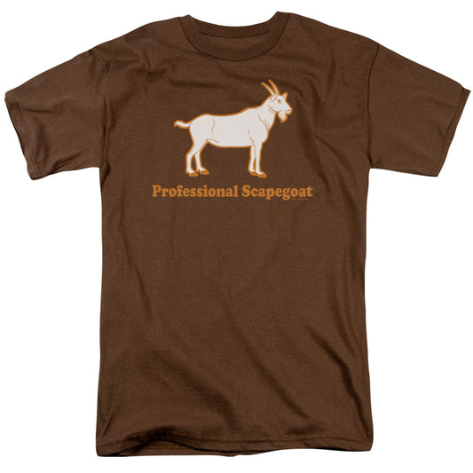 Professional Scapegoat - Short Sleeve Adult 18 - 1 - Coffee T-shirt