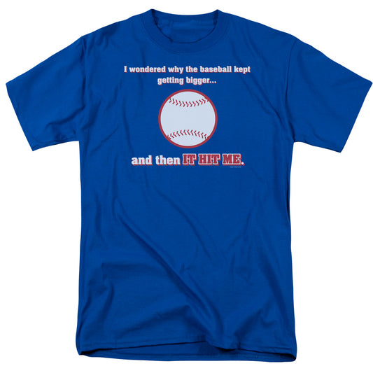 It Hit Me - Short Sleeve Adult 18 - 1 - Royal Blue T-shirt