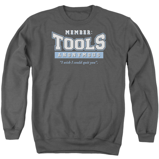 Tools Anonymous - Adult Crewneck Sweatshirt - Charcoal