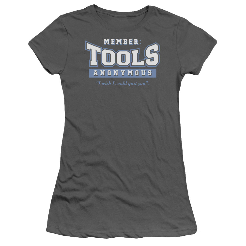 Tools Anonymous - Short Sleeve Junior Sheer - Charcoal T-shirt