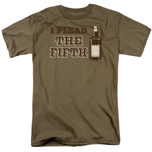 I Plead The Fifth - Short Sleeve Adult 18 - 1 - Safari Green T-shirt