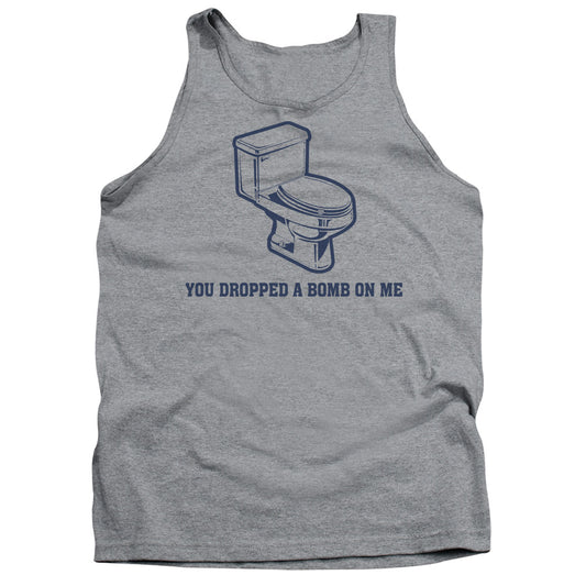 You Dropped A Bomb - Adult Tank - Athletic Heather