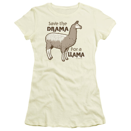 DRAMA LLAMA -   JUNIOR SHEER - CREAM T-Shirt