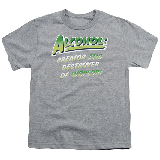 Creator And Destroyer - Short Sleeve Youth 18 - 1 - Black T-shirt