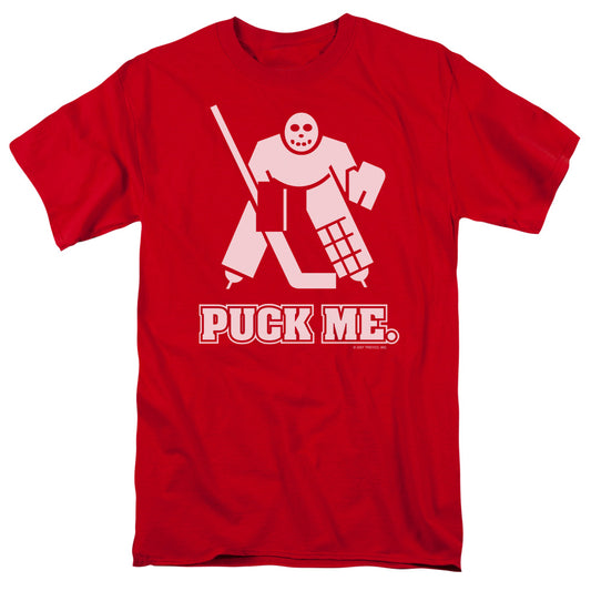 Puck Me - Short Sleeve Adult 18 - 1 - Red T-shirt