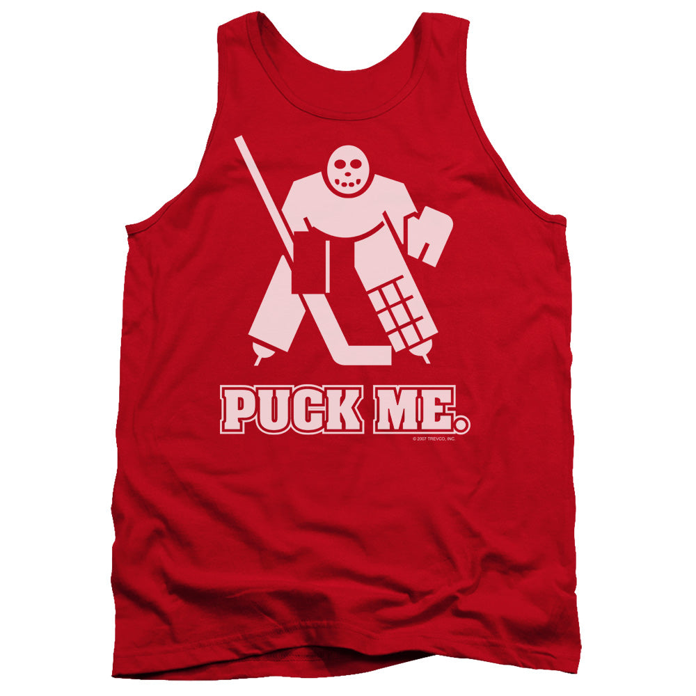 Puck Me - Adult Tank - Red