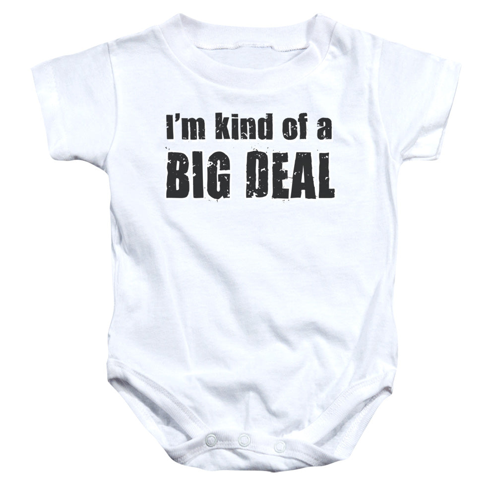 Big Deal - Infant Snapsuit - White