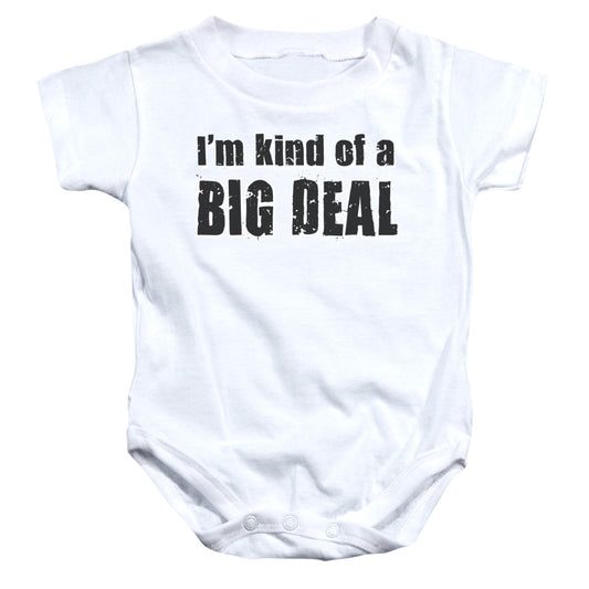 Big Deal - Infant Snapsuit - White