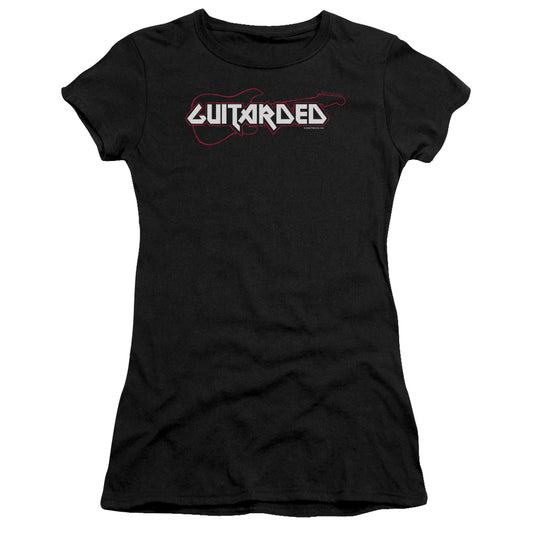 Guitarded - Short Sleeve Junior Sheer - Black T-shirt