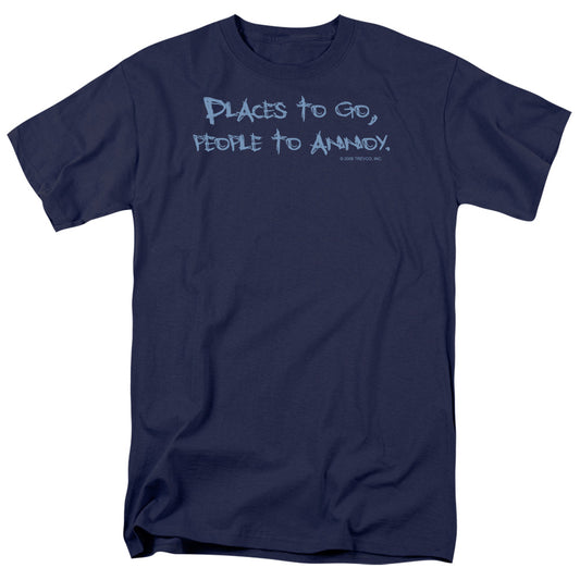 People To Annoy - Short Sleeve Adult 18 - 1 - Navy T-shirt