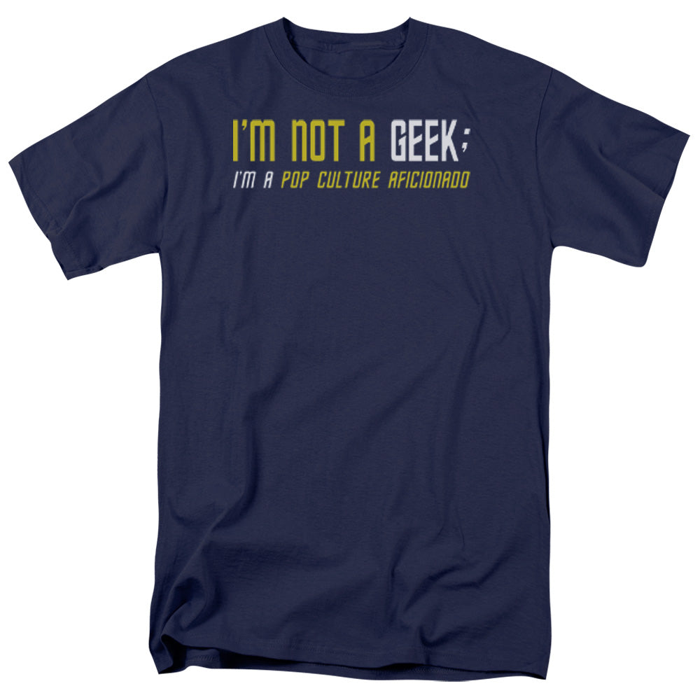 Not A Geek - Short Sleeve Adult 18 - 1 - Navy T-shirt