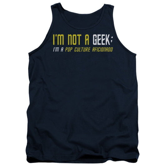 Not A Geek - Adult Tank - Navy