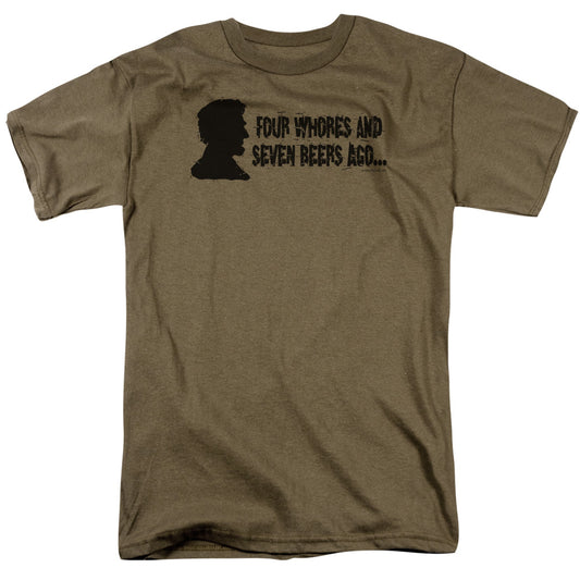 Four And Seven - Short Sleeve Adult 18 - 1 - Safari Green T-shirt