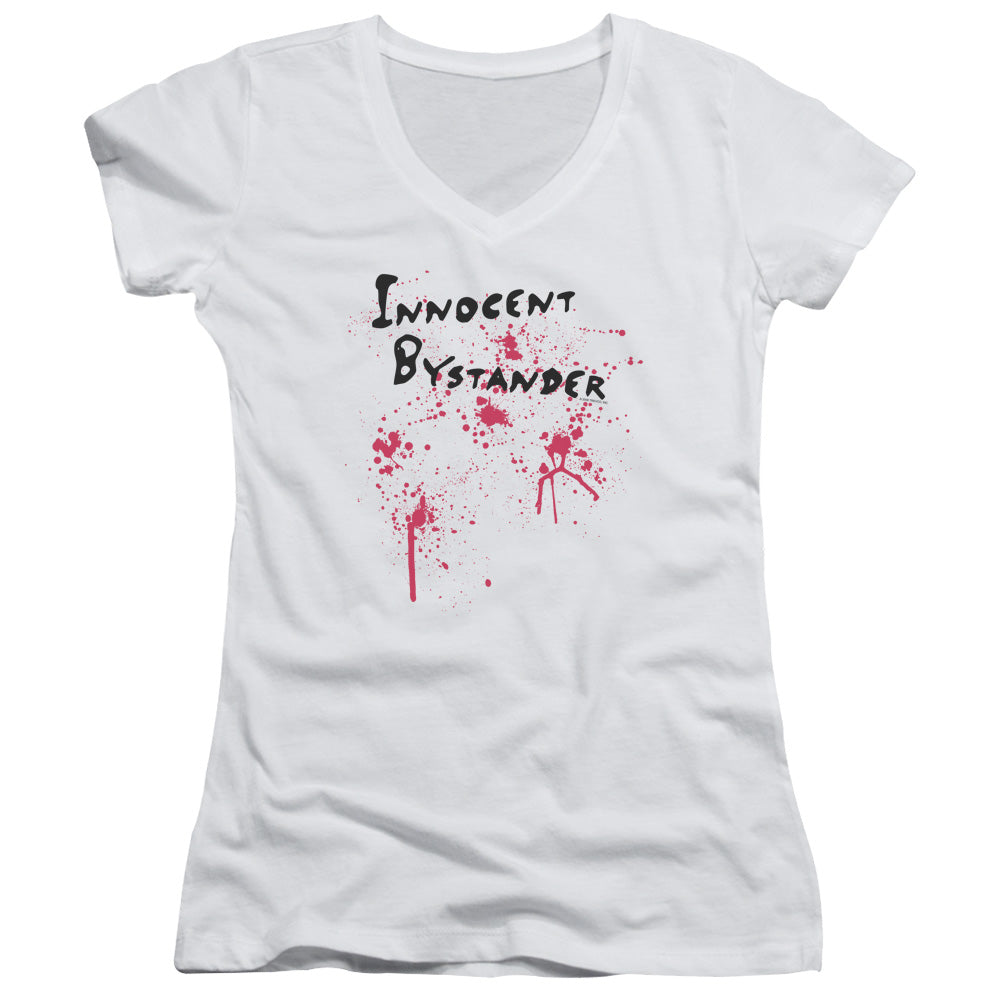 Innocent Bystander-junior V-neck - White
