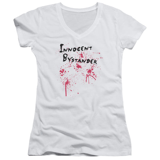 Innocent Bystander-junior V-neck - White