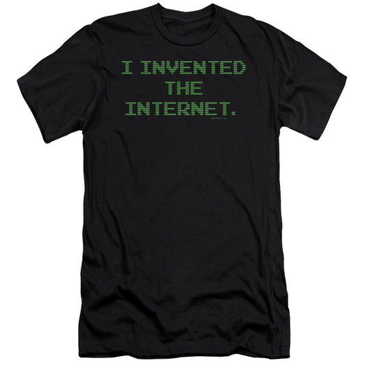 Invented The Internet - Short Sleeve Adult 30 - 1 - Black T-shirt