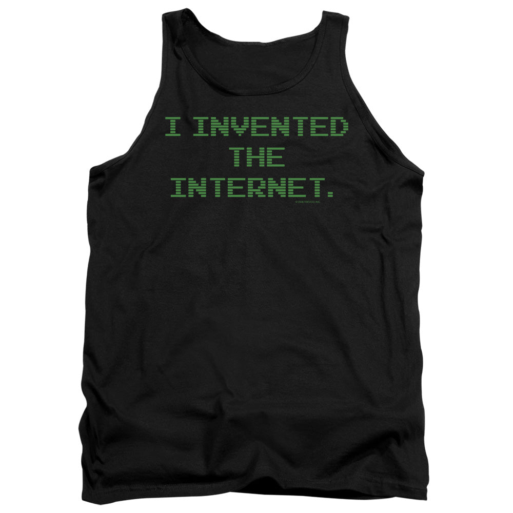 Invented The Internet - Adult Tank - Black
